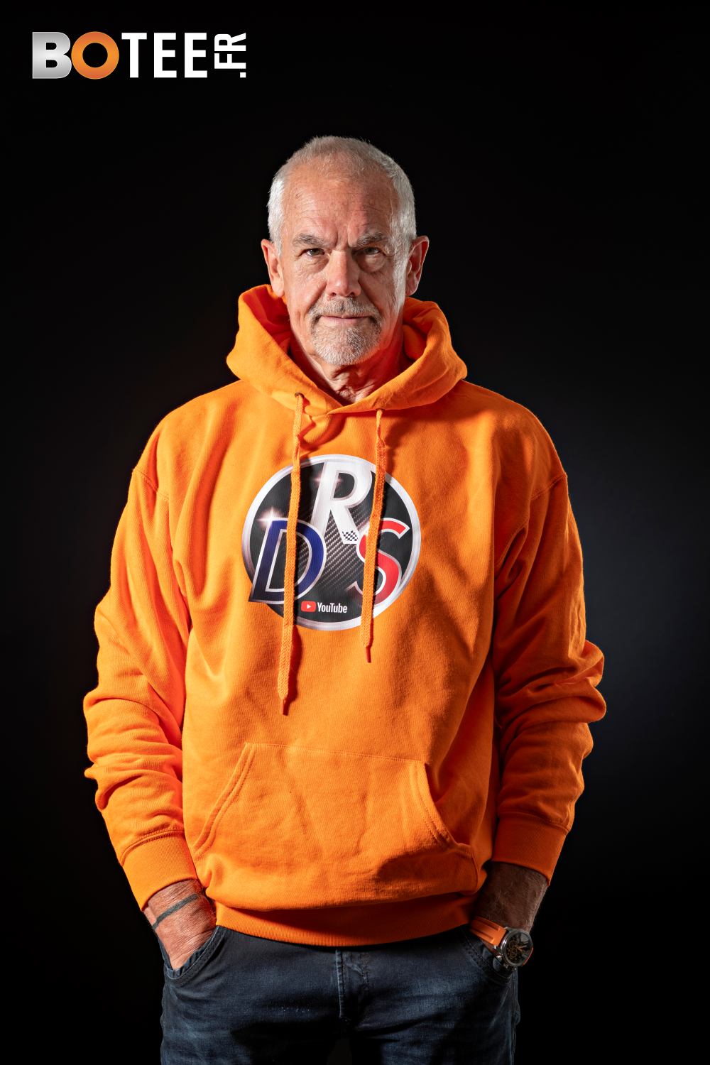 Hoodie orange + DRS